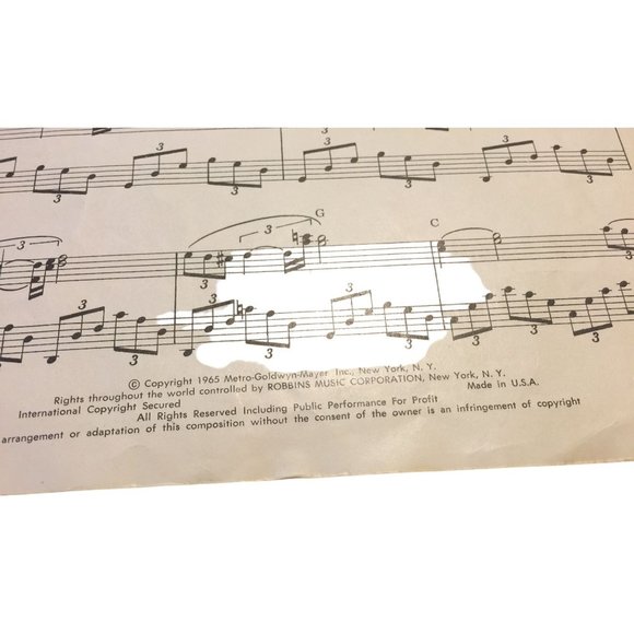 Vintage Lara's Theme from Doctor Zhivago Paperback Sheet Music - Picture 4 of 6